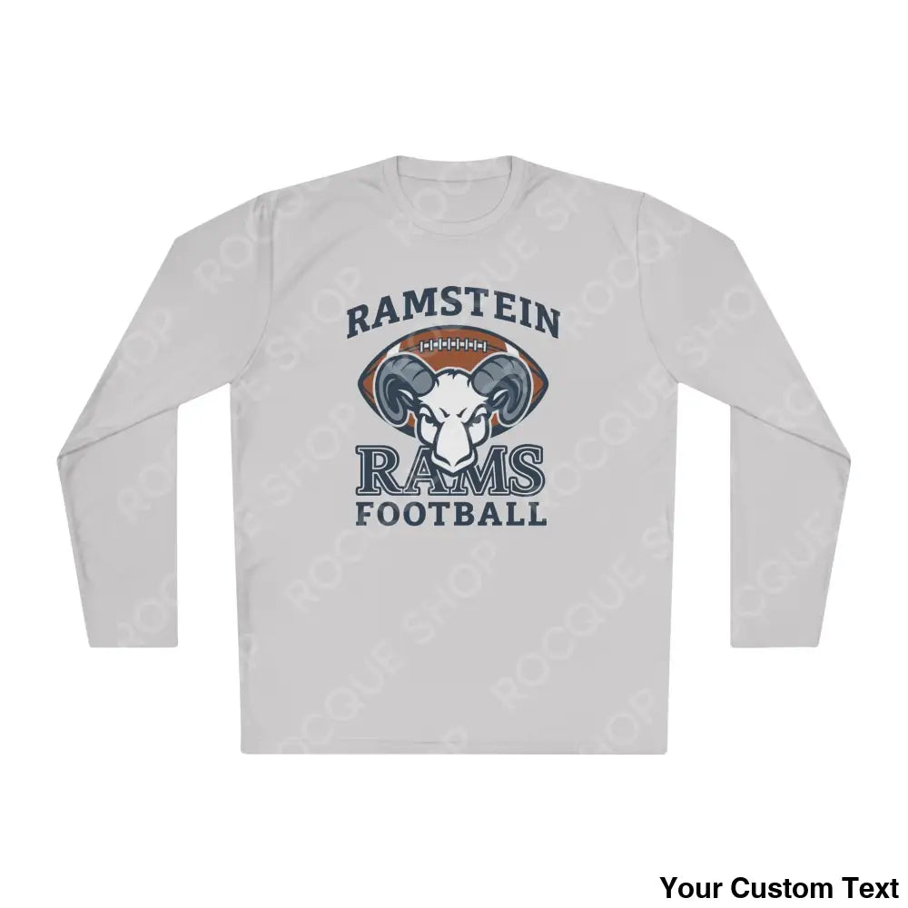 Ramstein Rams Football Long Sleeve Tee Silver / XS Long-sleeve
