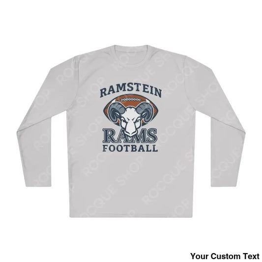 Ramstein Rams Football Long Sleeve Tee Silver / XS Long-sleeve