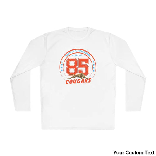 Reid Ross Class of 1985 Cougars Alumni Long Sleeve Tee White / XS Long-sleeve