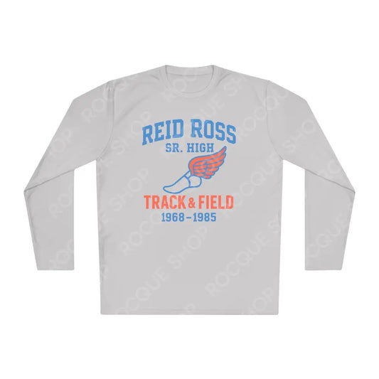 Reid Ross Sr. High Alumni Track & Field Long Sleeve Tee Silver / XS Long-sleeve
