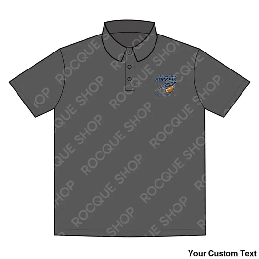 Rhein Main Rockets Football Alumni Polo Shirt – Official Alumni Gear S / Iron Grey T-Shirt