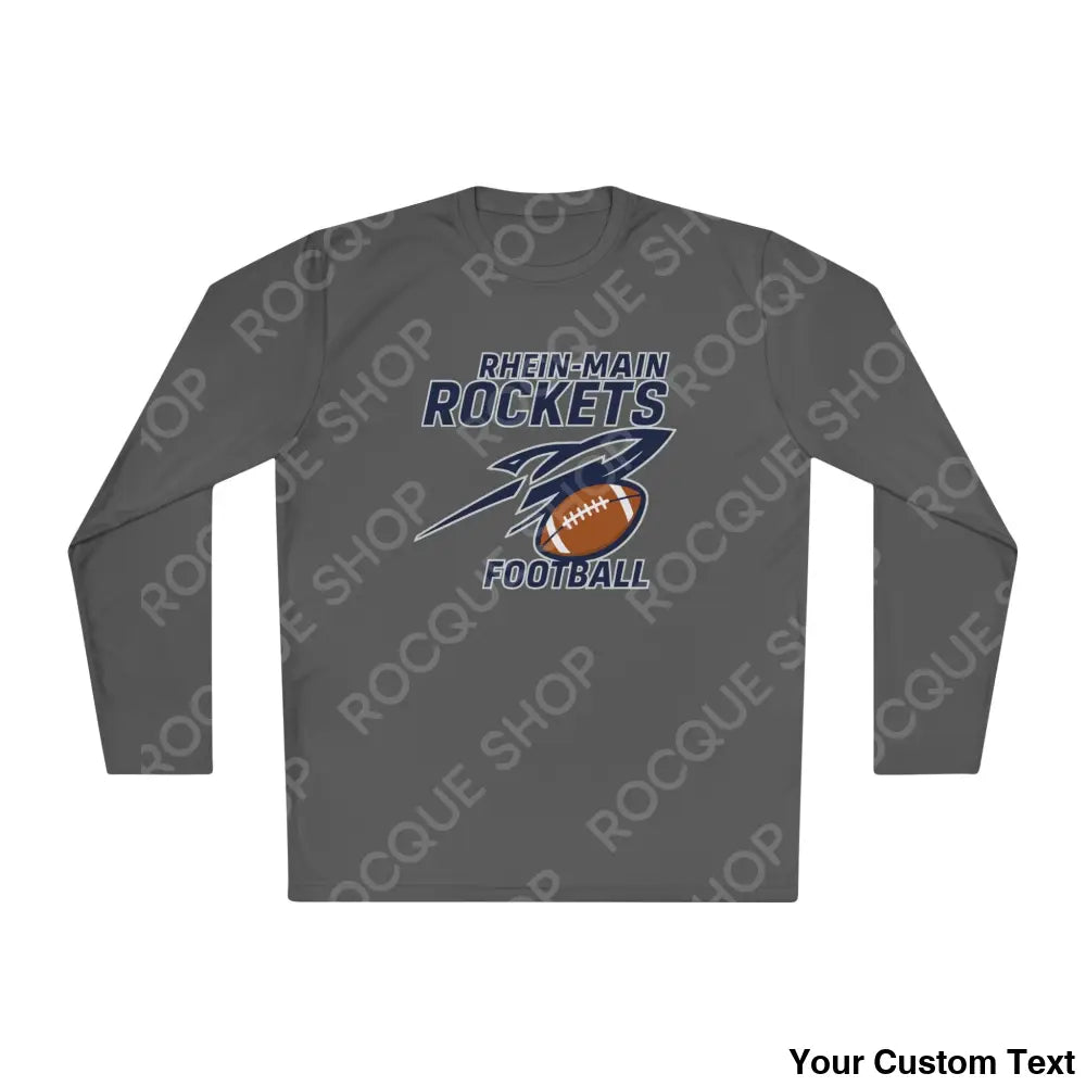 Rhein-Main Rockets Football Long Sleeve Tee Iron Grey / XS Long-sleeve