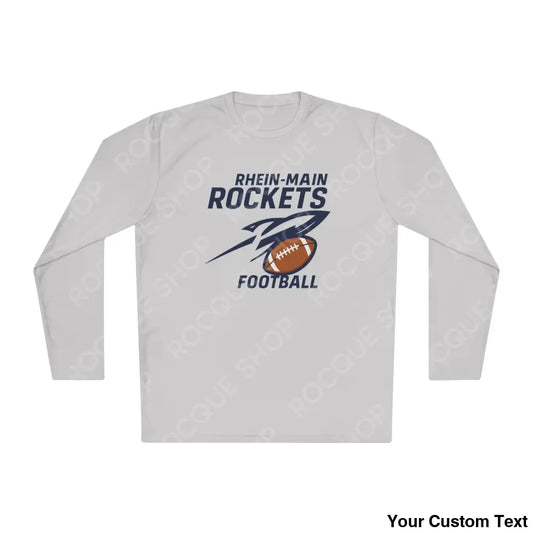 Rhein-Main Rockets Football Long Sleeve Tee Silver / XS Long-sleeve