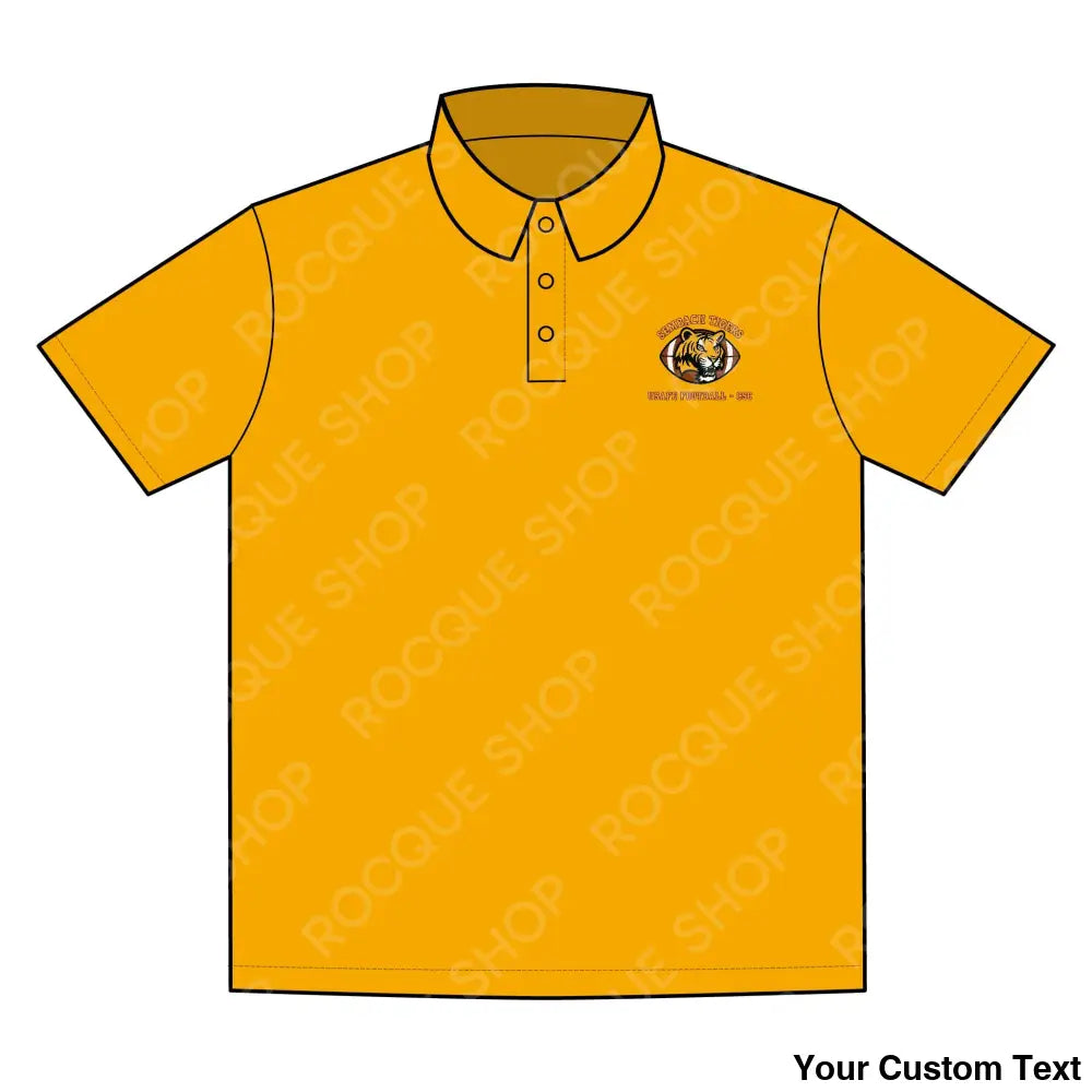 Sembach Tigers Football Alumni Polo Shirt – Official Alumni Gear XS / Gold T-Shirt