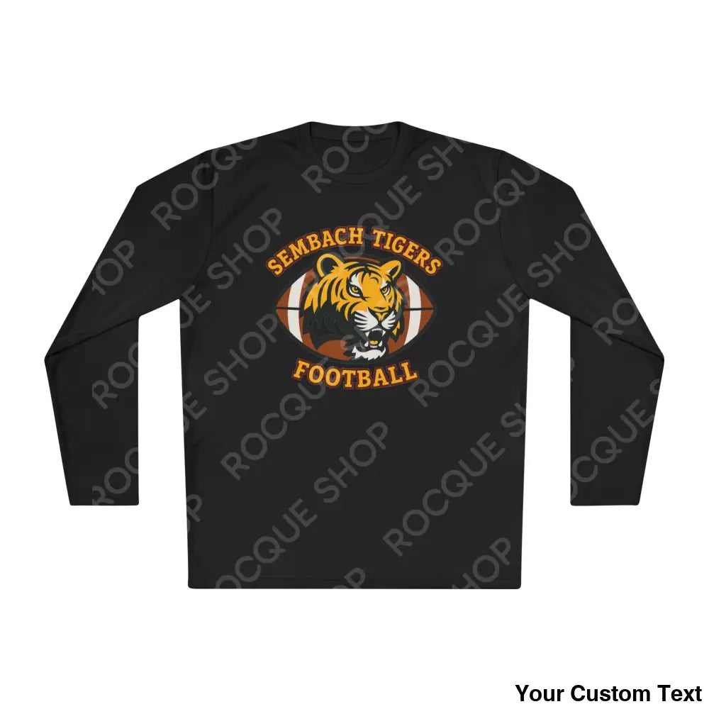 Sembach Tigers Football Long Sleeve Tee Black / XS Long-sleeve
