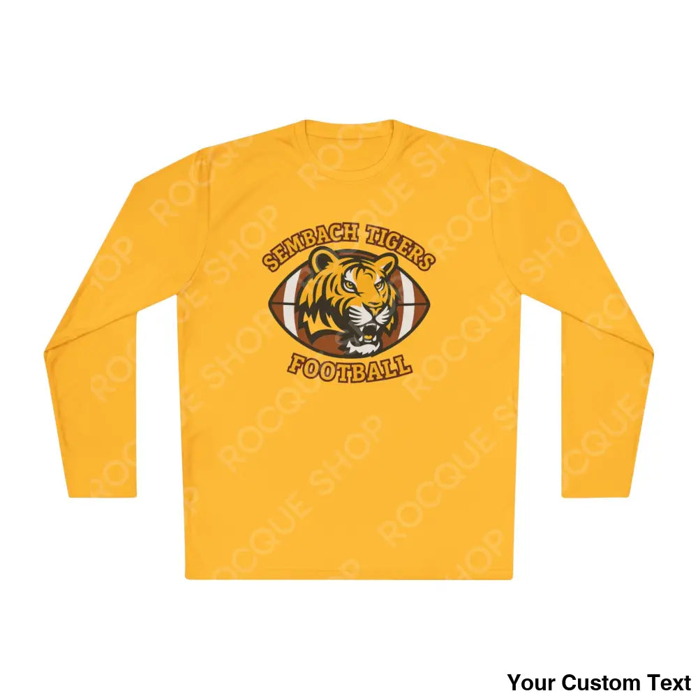 Sembach Tigers Football Long Sleeve Tee Gold / XS Long-sleeve