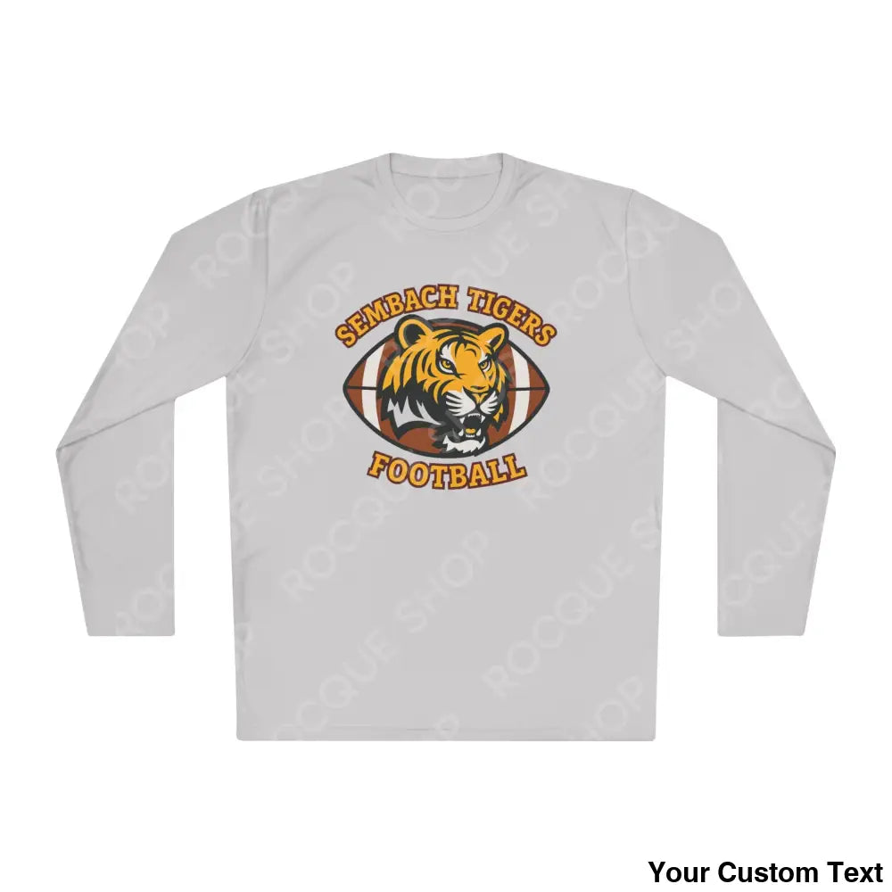 Sembach Tigers Football Long Sleeve Tee Silver / XS Long-sleeve