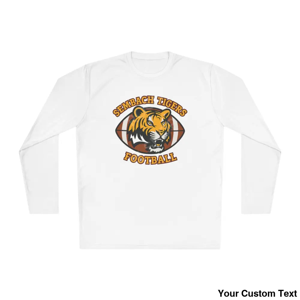 Sembach Tigers Football Long Sleeve Tee White / XS Long-sleeve