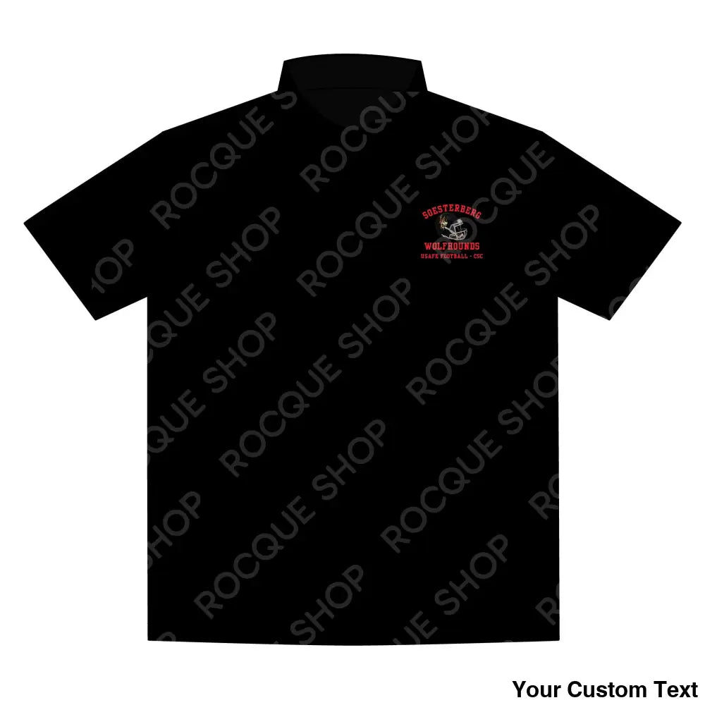 Soesterberg Wolfhounds Football Alumni Polo Shirt – Official Alumni Gear XS / Black T-Shirt