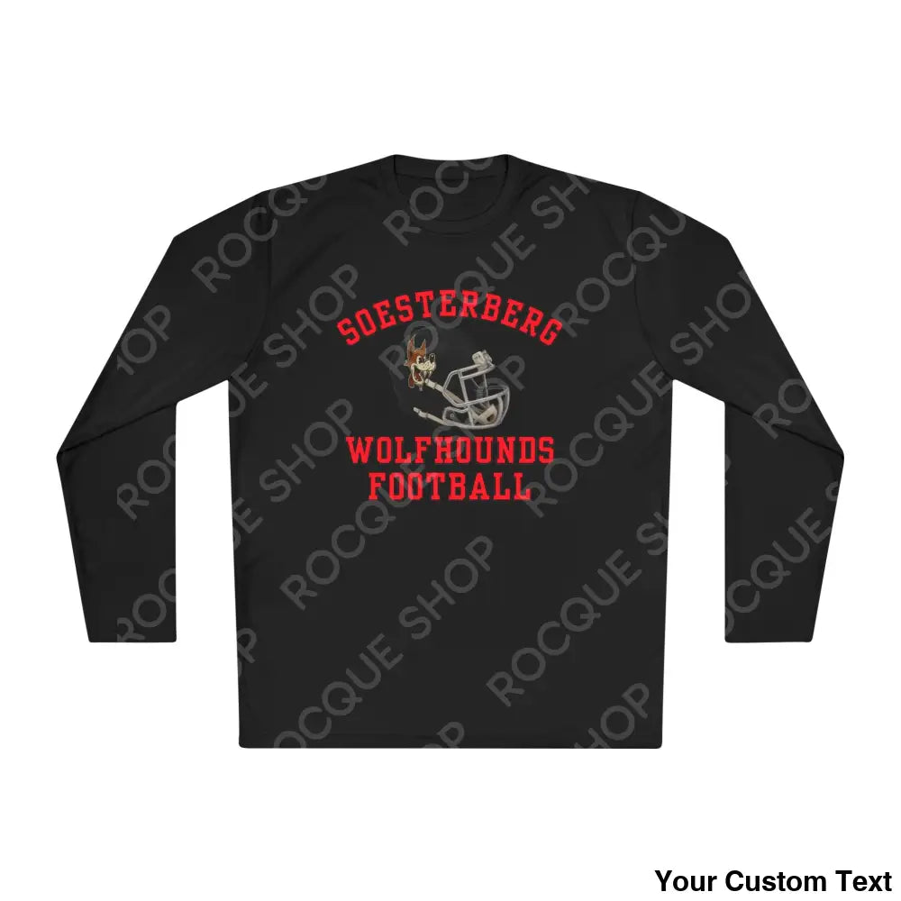 Soesterberg Wolfhounds Football Long Sleeve Tee Black / XS Long-sleeve