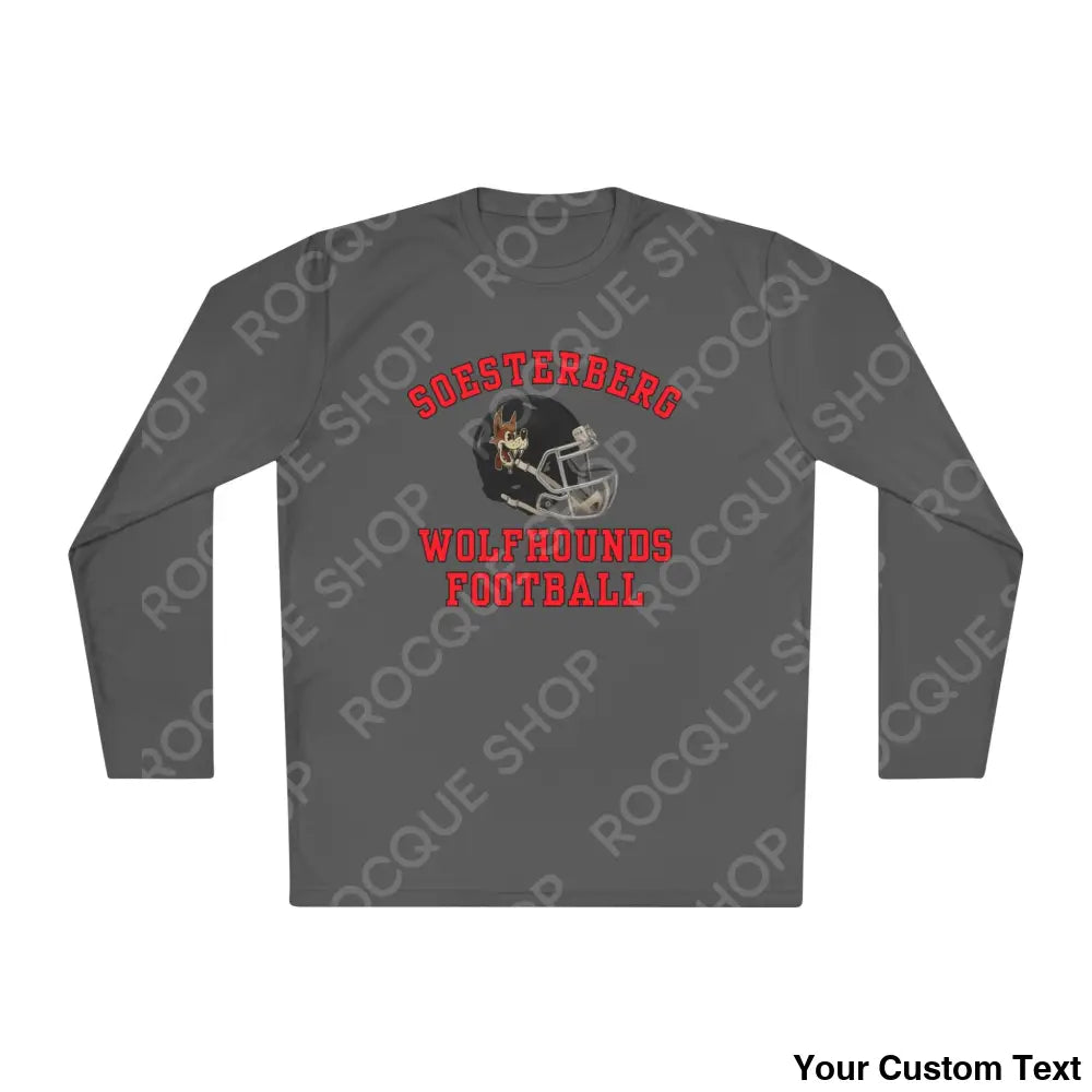 Soesterberg Wolfhounds Football Long Sleeve Tee Iron Grey / XS Long-sleeve