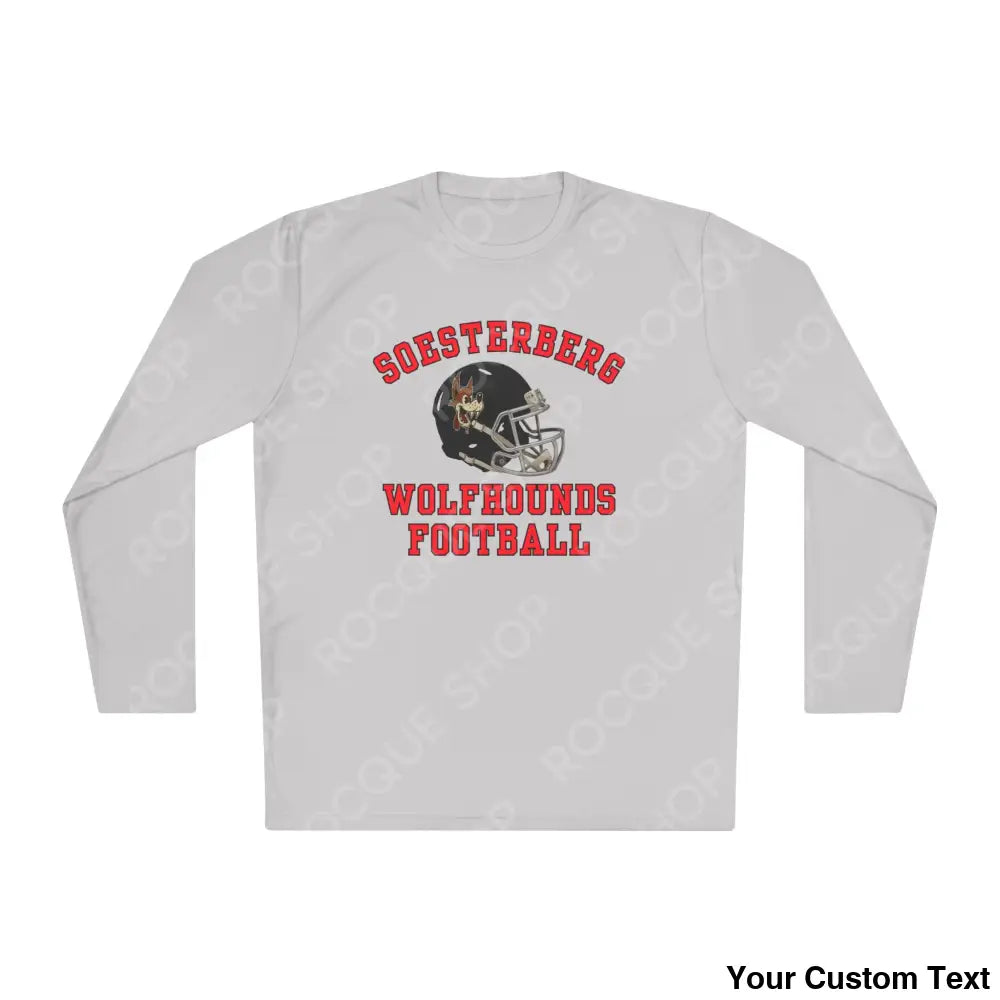 Soesterberg Wolfhounds Football Long Sleeve Tee Silver / XS Long-sleeve