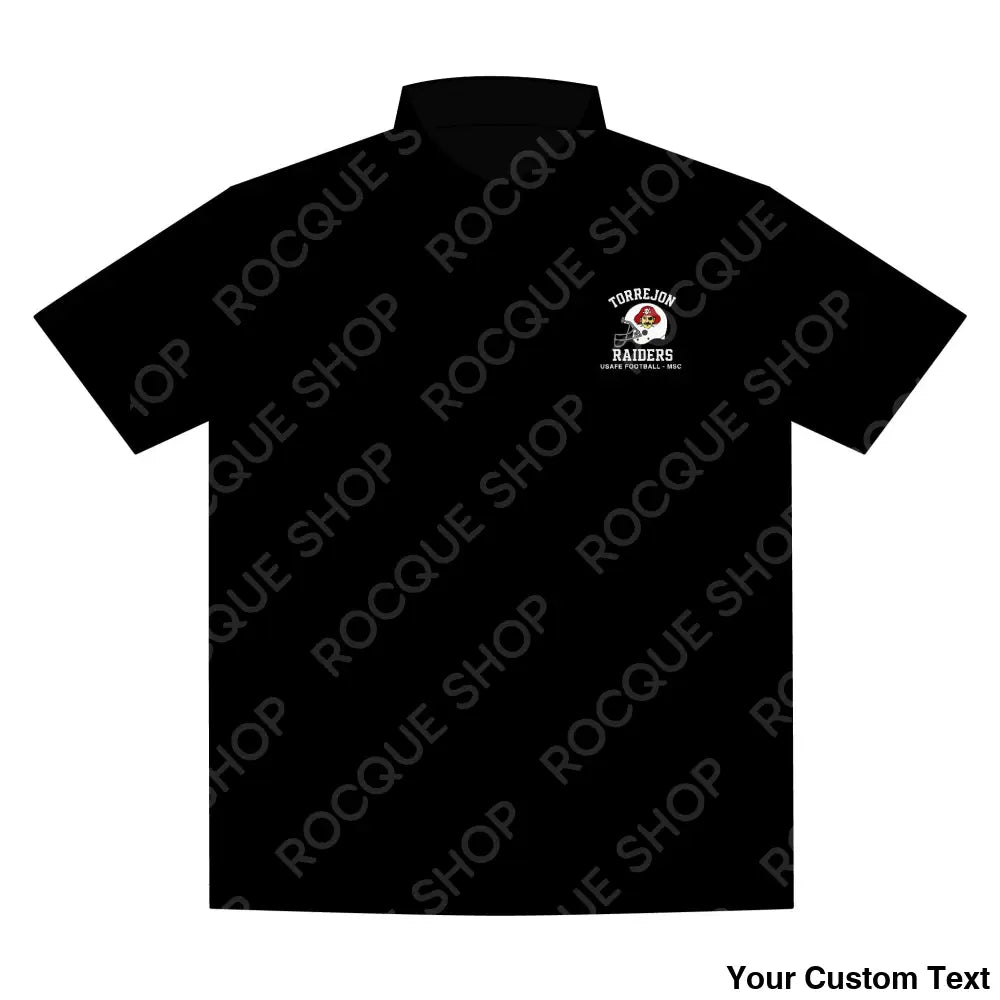 Torrejon Raiders Football Alumni Polo Shirt – Official Alumni Gear XS / Black T-Shirt