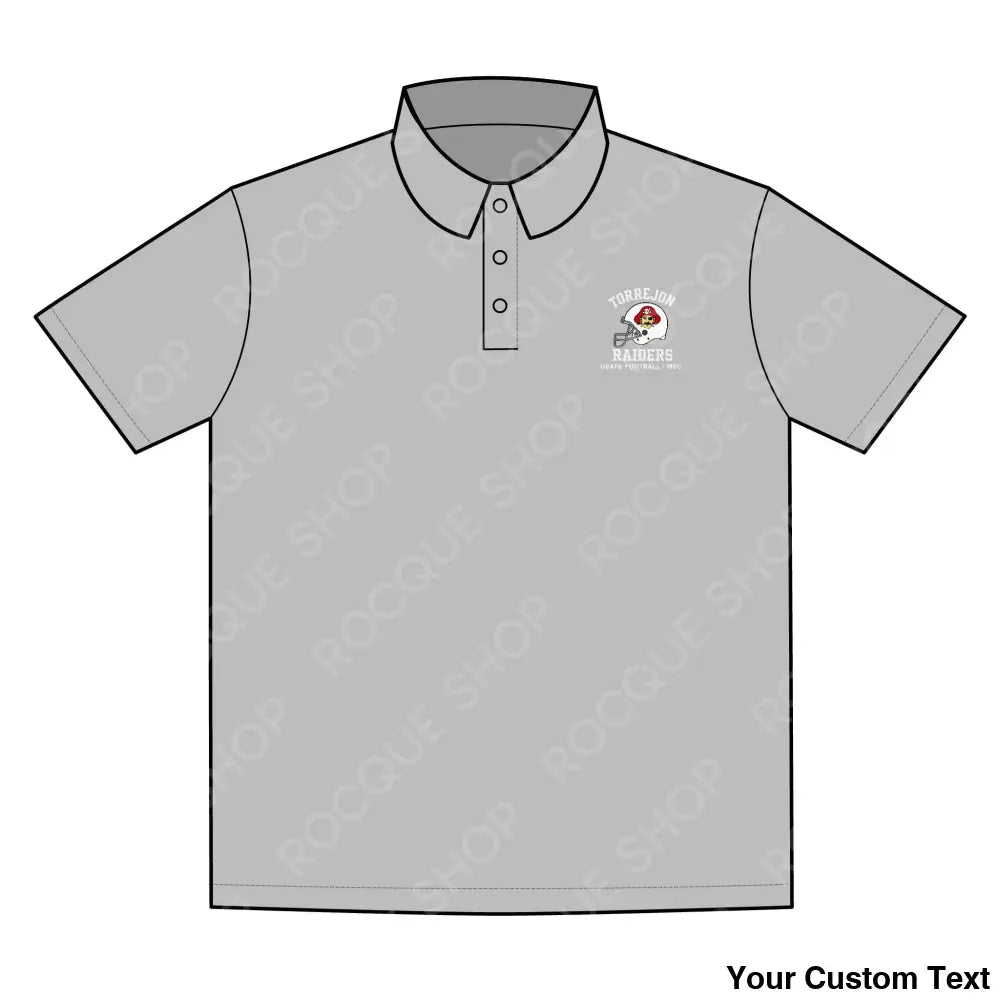 Torrejon Raiders Football Alumni Polo Shirt – Official Alumni Gear XS / Silver T-Shirt