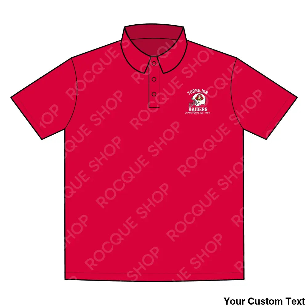 Torrejon Raiders Football Alumni Polo Shirt – Official Alumni Gear XS / True Red T-Shirt