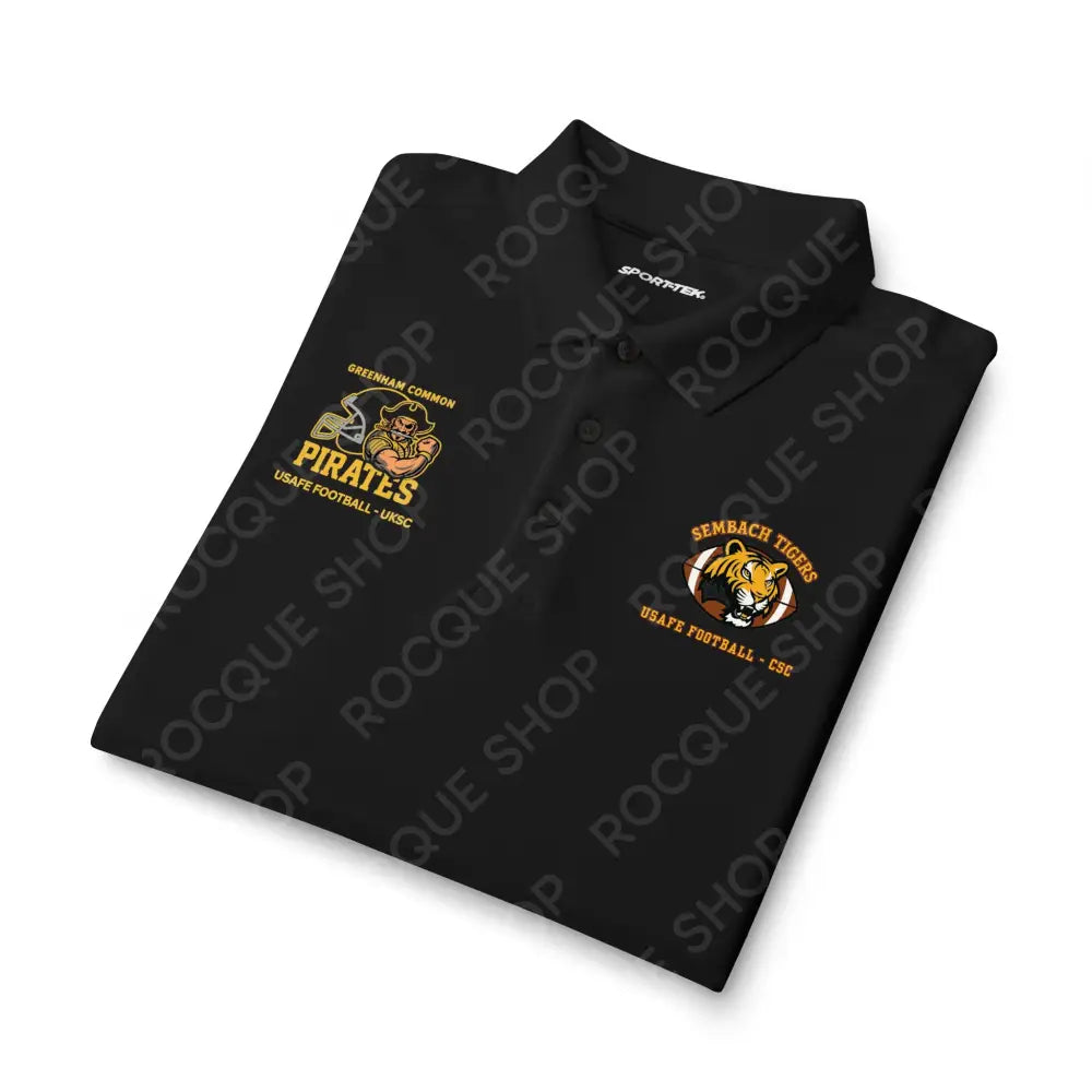 USAFE Dual Heritage Alumni Polo | RAF Greenham Comon Pirates & Sembach Tigers - T-Shirt