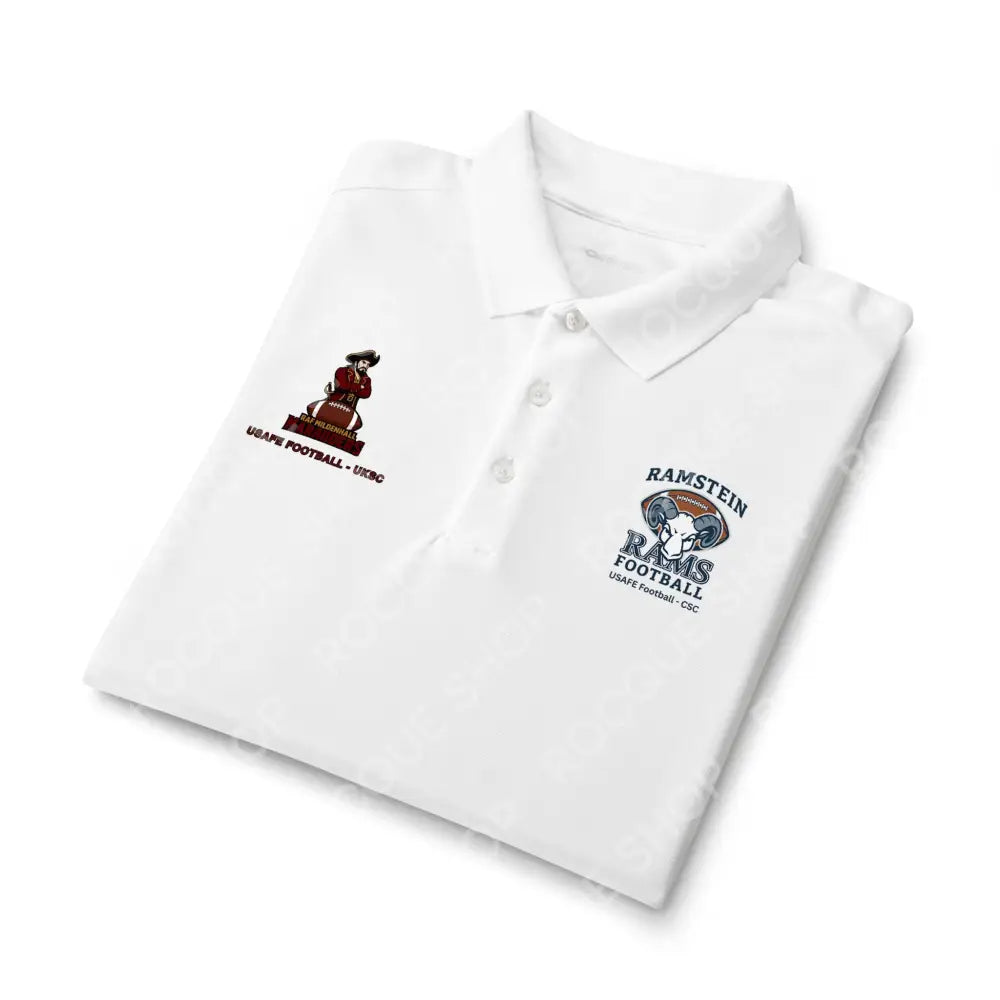 USAFE Dual Heritage Alumni Polo – RAF Mildenhall Marauders & Ramstein Rams - T-Shirt