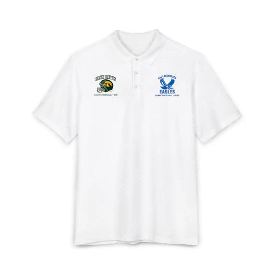 USAFE Dual Heritage Polo – Hahn Hawks & RAF Lakenheath Eagles Alumni Polo - XS / White - T-Shirt