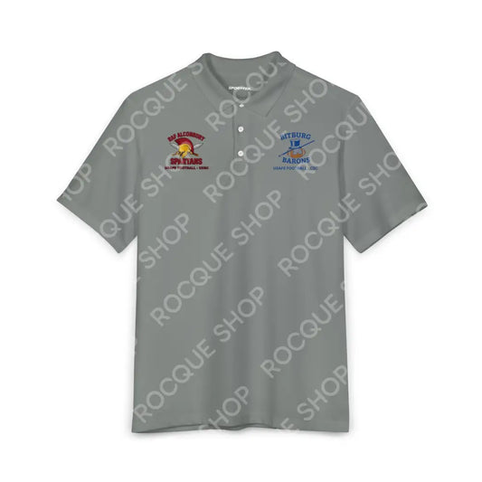 USAFE Dual Heritage Polo | RAF Alconbury & Bitburg Barons - XS / Grey Concrete - T-Shirt