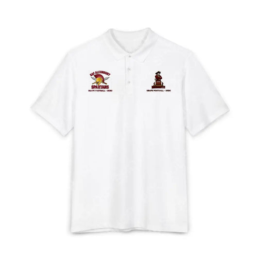 USAFE Dual Heritage Polo | RAF Alconbury Spartans x RAF Mildenhall Marauders - XS / White - T-Shirt