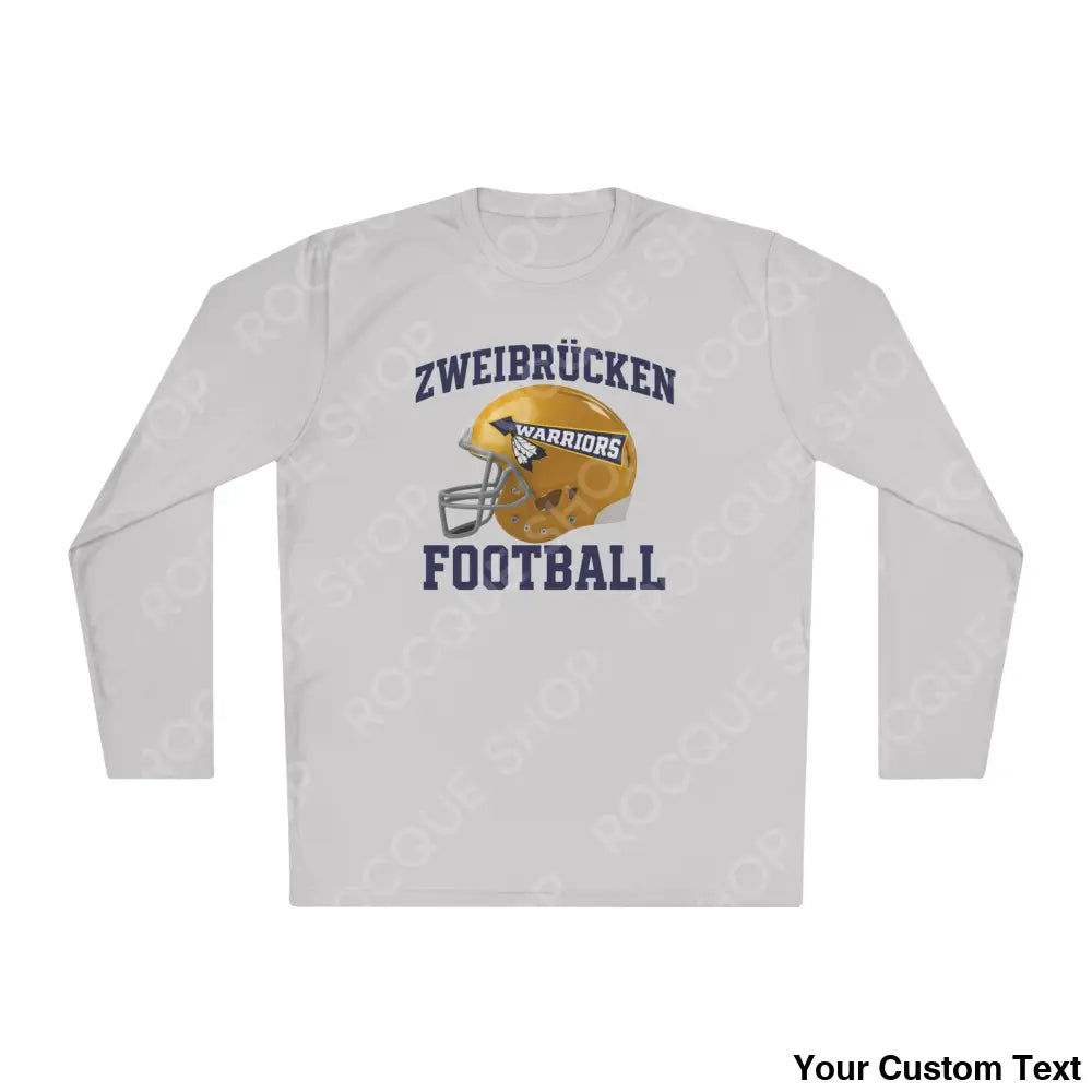 Zweibrücken Warriors Football Long Sleeve Tee Silver / XS Long-sleeve