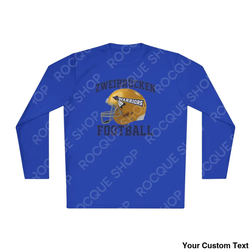 Zweibrücken Warriors Football Long Sleeve Tee True Royal / XS Long-sleeve