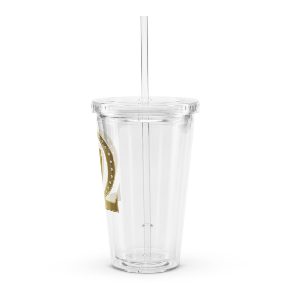 Alpha Delta Sigma Clear plastic tumbler - Image 4