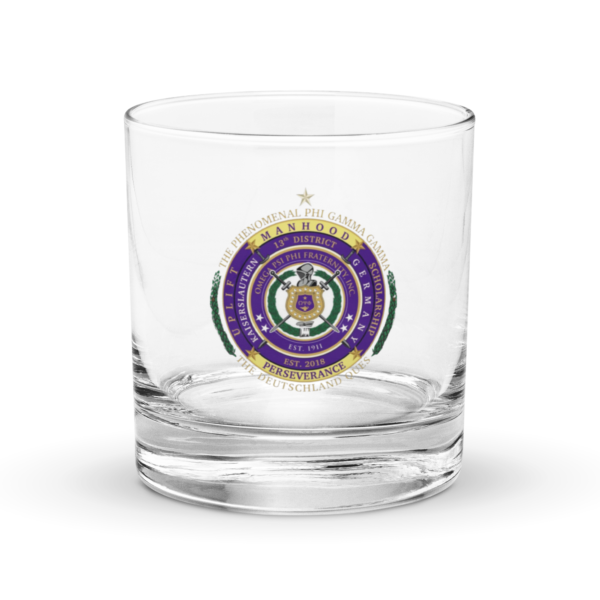 Pi Gamma Gamma Rocks glass