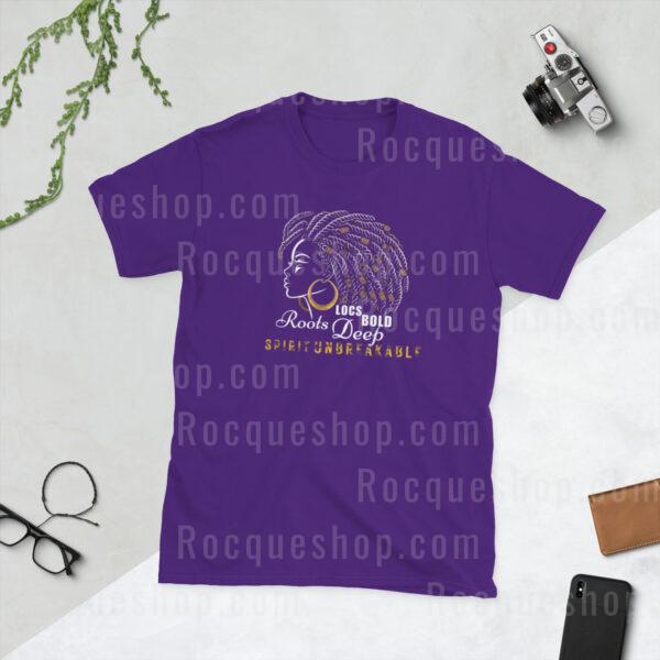 Short-Sleeve Unisex Locs BDU (Bold, Deep, Unbreakable) Tee - Image 2