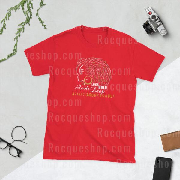 Short-Sleeve Unisex Locs BDU (Bold, Deep, Unbreakable) Tee - Image 4