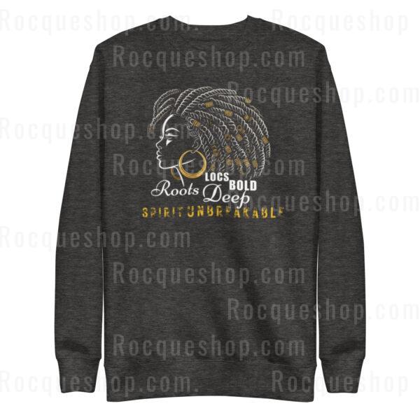 BDU (Bold, Deep, Unbreakable) Locs Sweatshirt - Image 2
