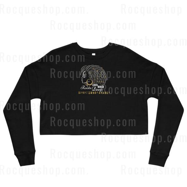 Womans Crop BDU Locs Sweatshirt